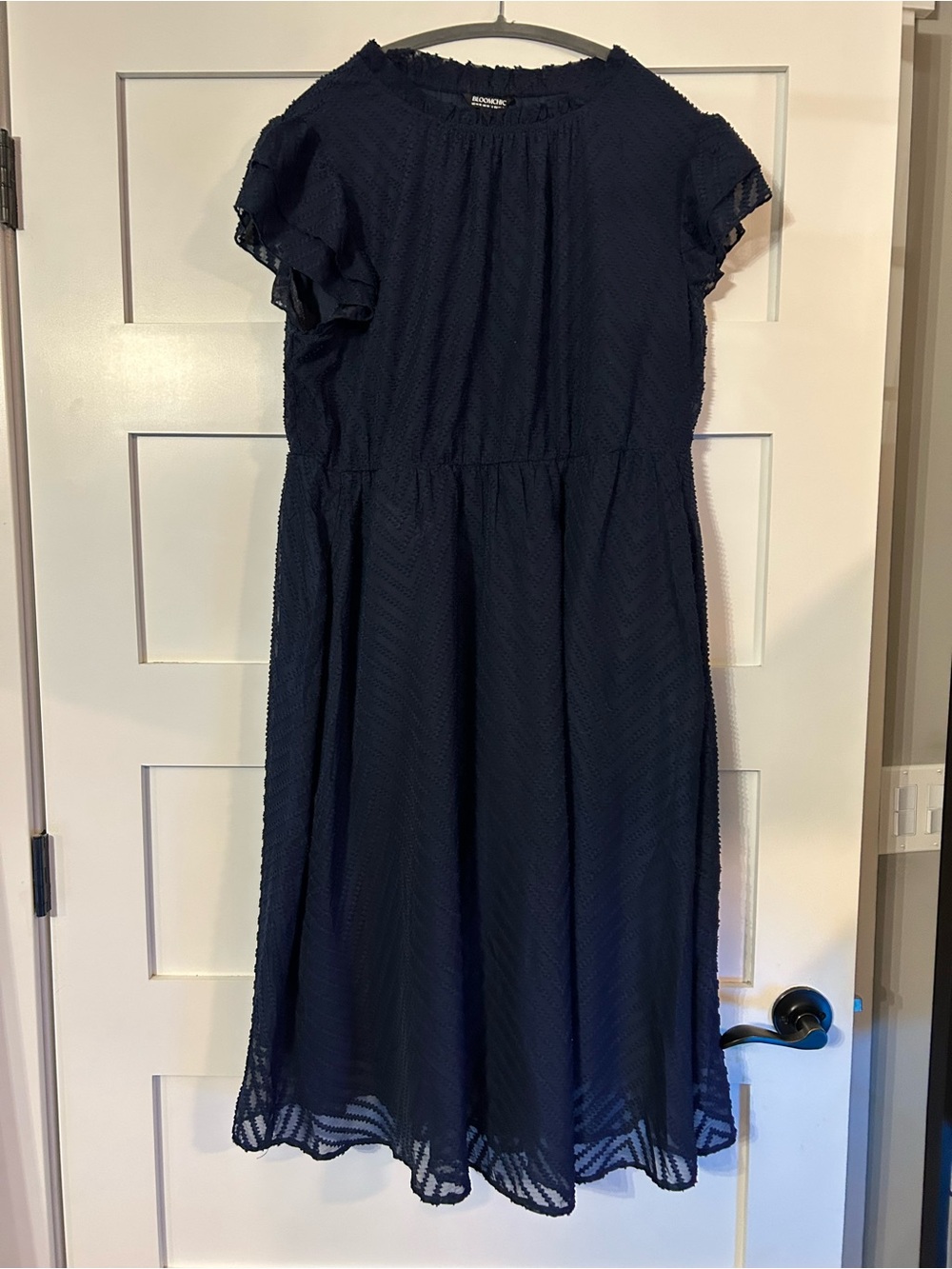 BloomChic Navy Midi Dress- NWOT